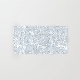 Japanese Wave Hand & Bath Towel | Nautical, Water, Traditional, Background, Sea, Painting, Seamless, Wave, Unique, Motif 