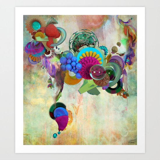 Liquid Grip Art Print