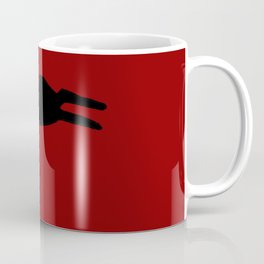 Black Rabbit Coffee Mug