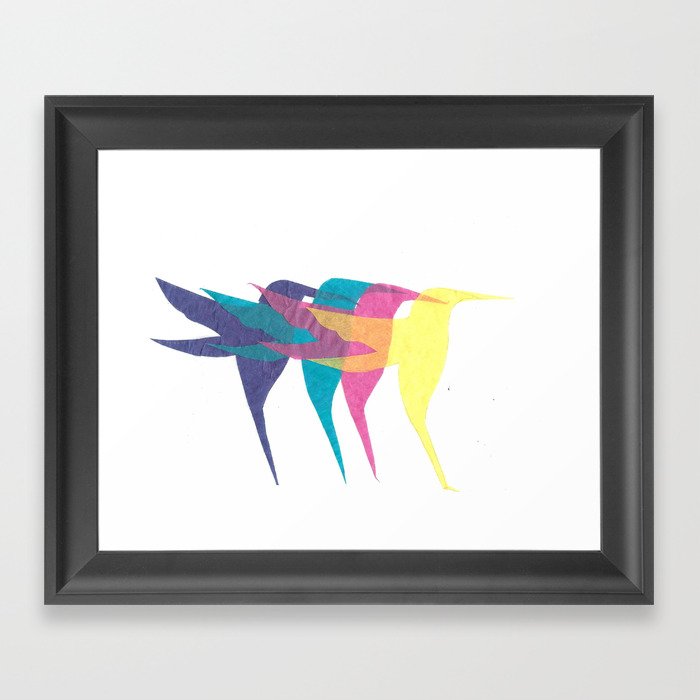 Humming Bird Framed Art Print
