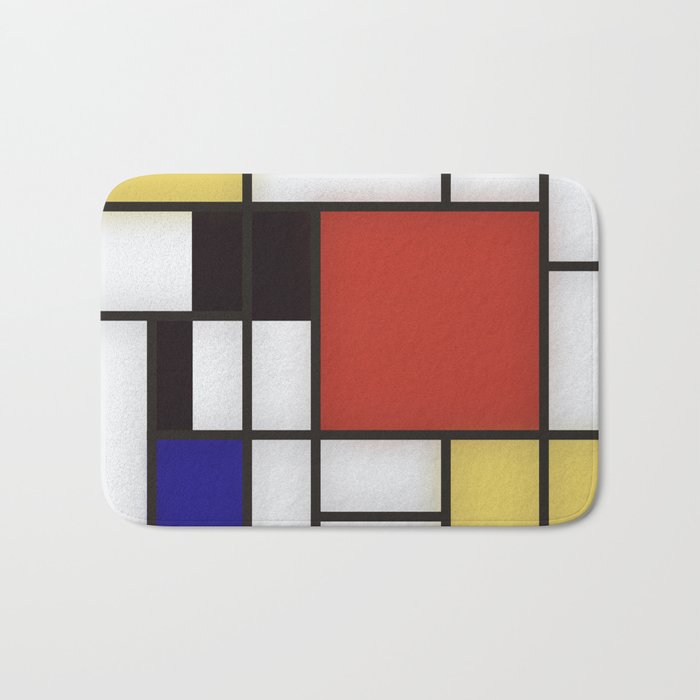 Piet Mondrian Bath Mat