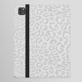Snow Leopard Print iPad Folio Case