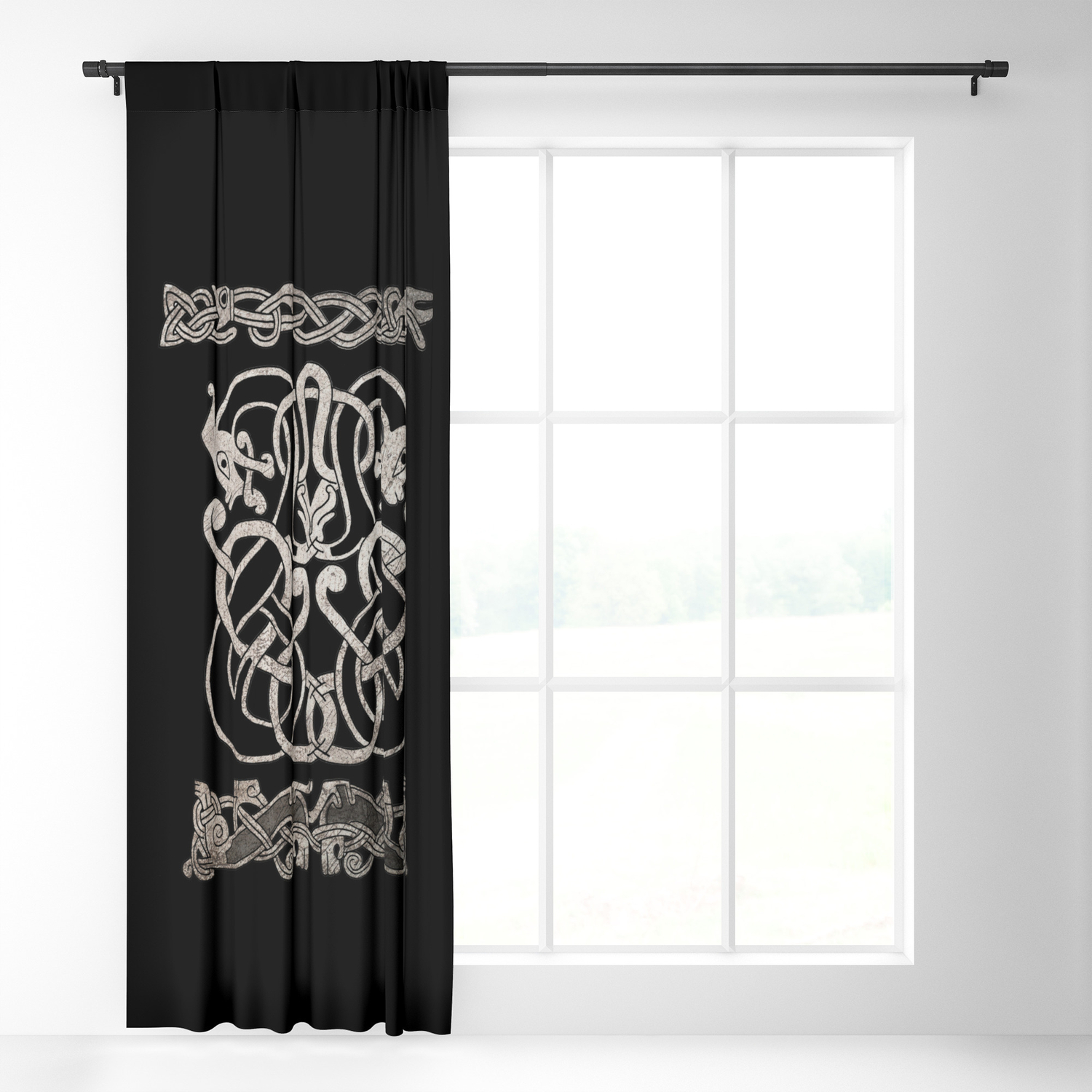 Old Norse Design Two Jellinge Style Entwined Beasts Originally