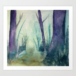 Fabricated Forest 01 Art Print
