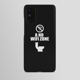 A no wifi free zone Android Case
