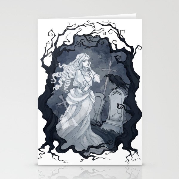 hallowen ghost Stationery Cards