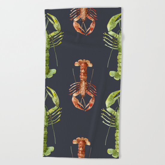 Sea Life Pattern 14 Beach Towel