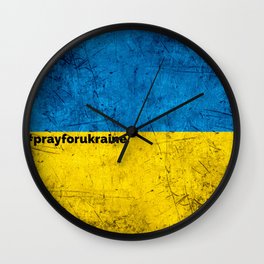 #PRAYFORUKRAINE Wall Clock