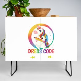 Is This Against Dress Code Too? Unicorn Credenza