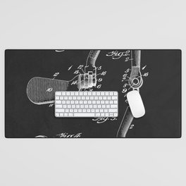 Adjustable Golf Club Patent Desk Mat