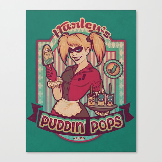 Harley's Puddin' Pops Canvas Print