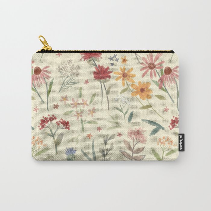 Meadow Floral Carry-All Pouch