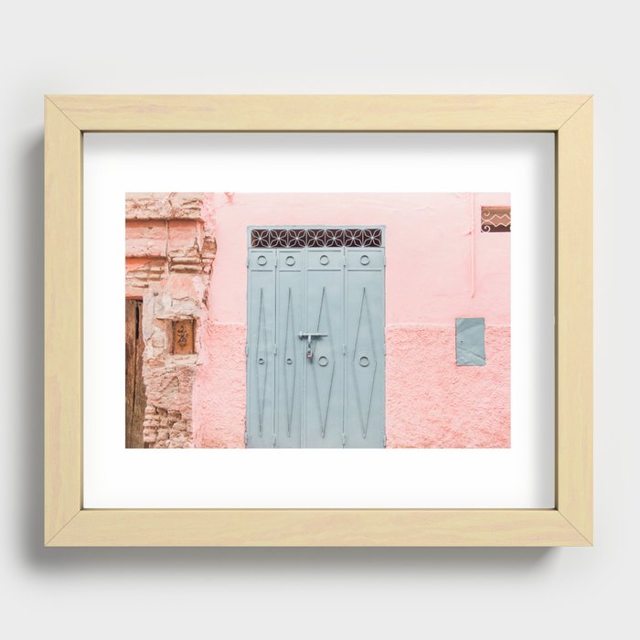 Marrakech Medina Recessed Framed Print