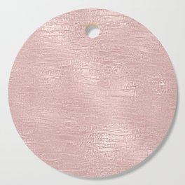 Metallic Rose Gold Blush Cutting Board