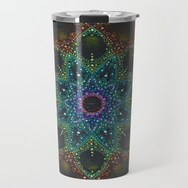 Bright colorful Mandala Travel Mug