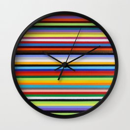 Colorful Pattern and Design Wall Clock