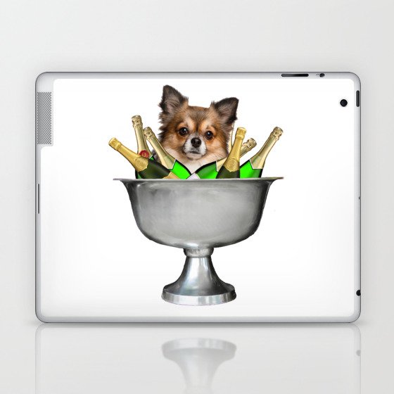 Chihuahua Dog - Campange Cooler Wine Bottles Laptop & iPad Skin