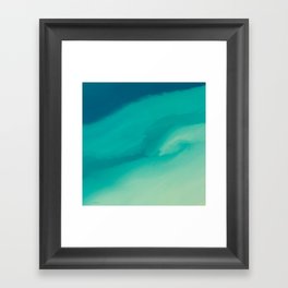 Lake Superior Shoreline Sediments Aerial Photograph Framed Art Print