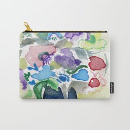 Still Life with Flowers by artist John E. Carry-All Pouch