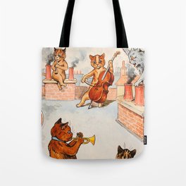 Louis Wain CATS ORCHESTRA  Tote Bag