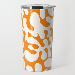 White Matisse cut outs seaweed pattern 15 Travel Mug