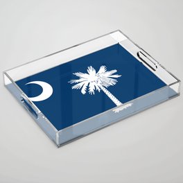 South Carolina Flag Acrylic Tray