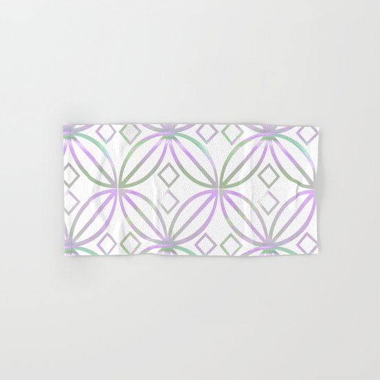 Floral Pattern - JUSTART © Hand & Bath Towel