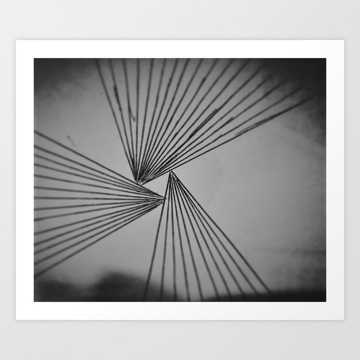 Gray Explicit Focused Love Art Print