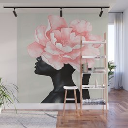 My Flower! symmetry, collection, black and white, bw, set Wall Mural