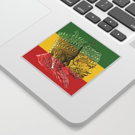 Haile Selassie King Menelik Sticker