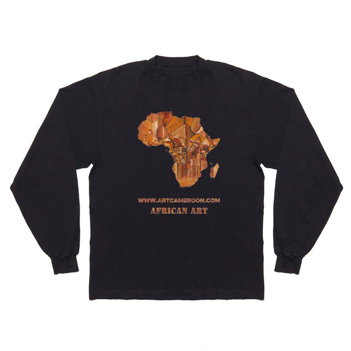 Home Sweet Home surreal African painting Long Sleeve T Shirt