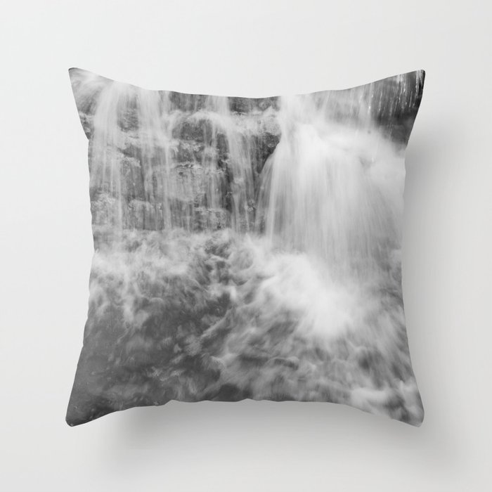 Waterfall Cascade Throw Pillow