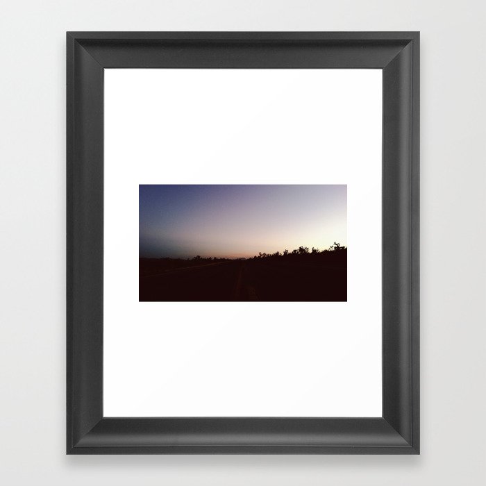 Cima Sunset Framed Art Print