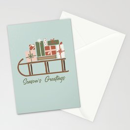 Christmas Sleigh Stationery Card
