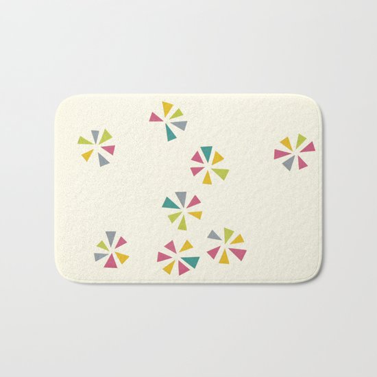 Colour Wheels Bath Mat