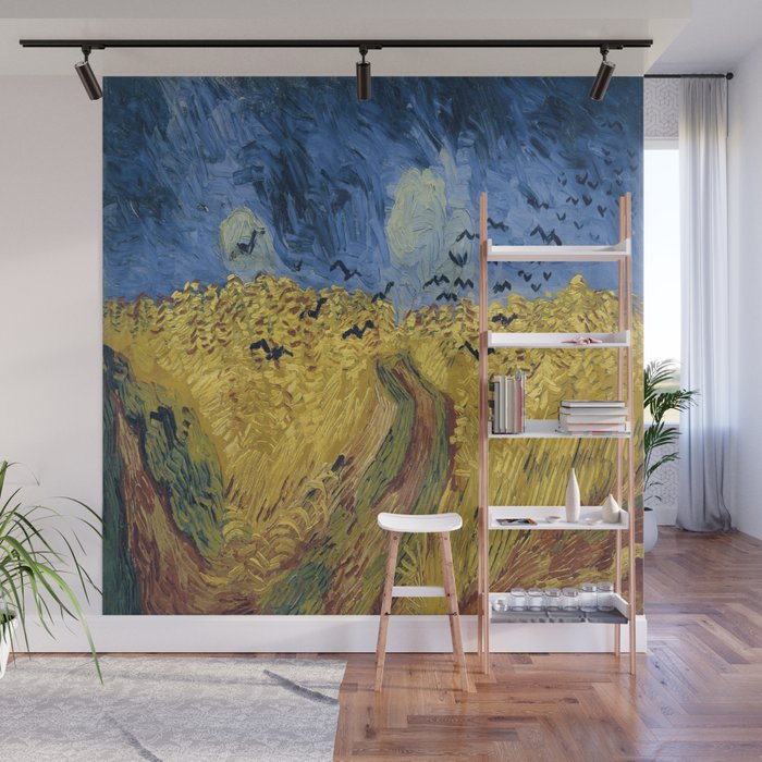 Vincent van Gogh's Wheatfield with Crows Wall Mural by Vintage Images ...