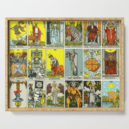 Tarot Card Collage Serving Tray