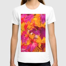 Red Maple Leaves T Shirt
