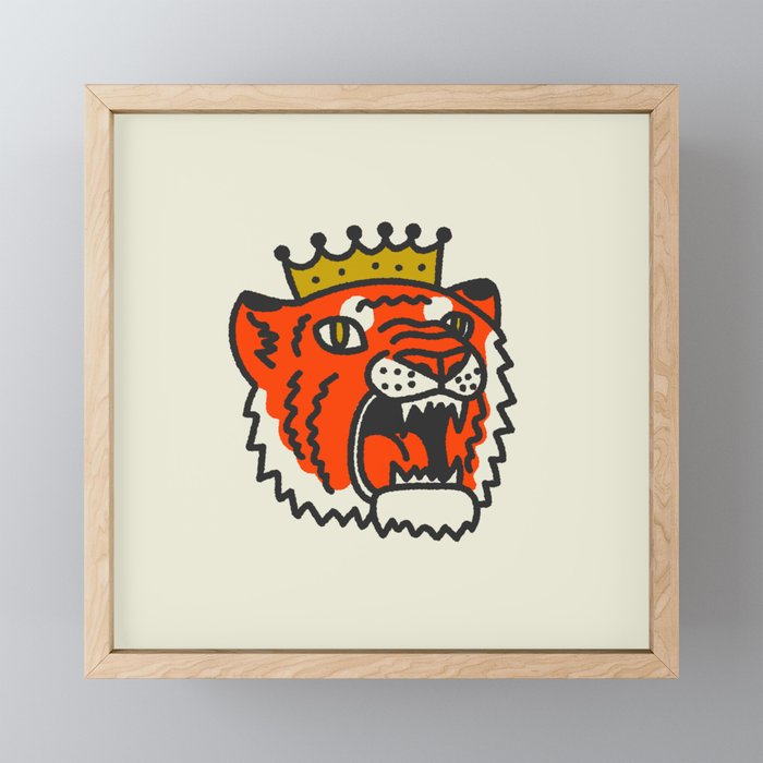 Tiger King Framed Mini Art Print