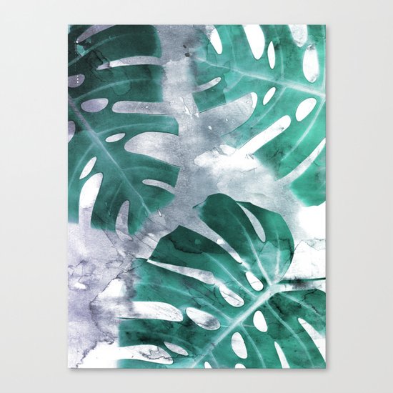 Monstera Theme 1 Canvas Print