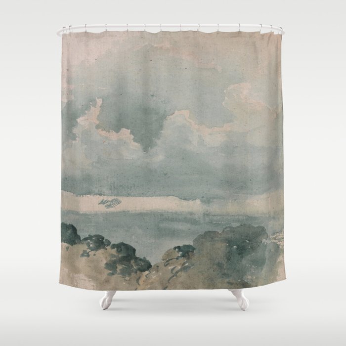 Vintage Clouded shower curtain Shower Curtain