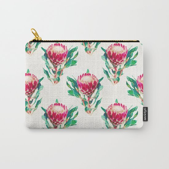 Vintage Protea Carry-All Pouch