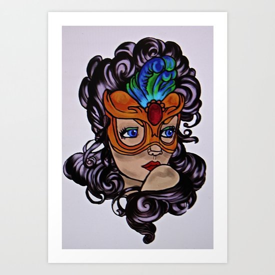 Girl Art Print