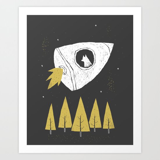 laika. Art Print