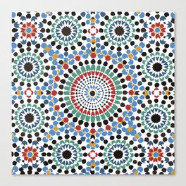 Moroccan Tiles Canvas Print