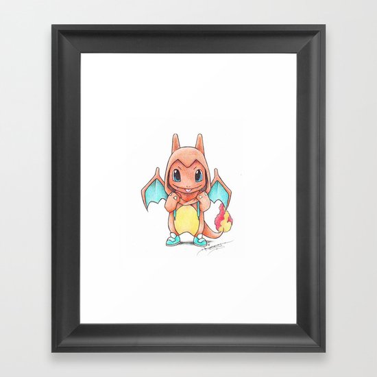 A Burning Passion Framed Art Print