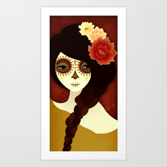 La Muertita Art Print