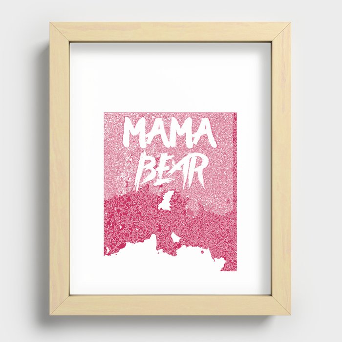 MAMA [GONNA] KNOCK [YOU] OUT Recessed Framed Print