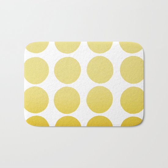 Warm dots Bath Mat