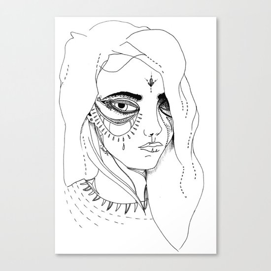 Teary Canvas Print